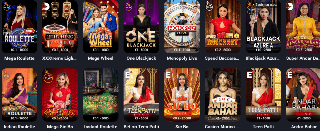 twin casino live casino